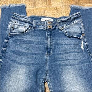 KanCan Womens Skinny Jeans - Medium Blue Wash